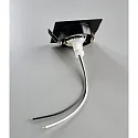 HEITRONIC Downlight DL7801 hoekig, draaibaar GU5.3 und GU10 IP20, zwart dimbaar