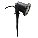 HEITRONIC Lamp met grondpen DALIAN roteerbaar, met stekker, kantelbaar GU10 IP65, antraciet dimbaar