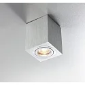 Downlight ADL8001 hoekig, draaibaar GU10 IP20, aluminium geborsteld dimbaar