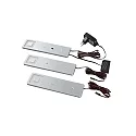 Onderbouwarmatuur IMOLA set van 3 IP20, zilver  6,3W 360lm 3000K CRI 80 18.9cm