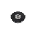 HEITRONIC LED Recessed spot DL6809, 7W, 525lm, IP44, 2000-2800K, dimm to warm, cardanic swivelling, black