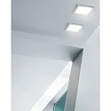 HEITRONIC Paneelarmatuur SELESTO instelbaar IP20, wit dimbaar