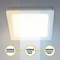 HEITRONIC Paneelarmatuur SELESTO instelbaar IP20, wit dimbaar