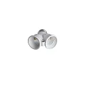 HEITRONIC Adapter DUO 2-voudig, wit
