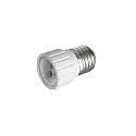HEITRONIC Adapter CERAMICS E27 ON GU10 1-voudig, wit