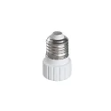 HEITRONIC Adapter CERAMICS E27 ON GU10 1-voudig, wit