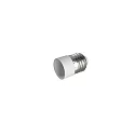 Adapter CERAMICS E27 ON E14 1-voudig, wit