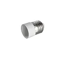 HEITRONIC Adapter CERAMICS E27 ON E14 1-voudig, wit