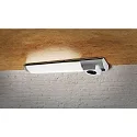 HEITRONIC Onderbouwarmatuur DETMOLD stijf, met schakelaar, met stopcontact IP20, zilver mat  5W 250lm 4000K 120° 120° CRI 80 44.9cm
