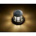 HEITRONIC path light GOMERA round IP65, anthracite, opal 