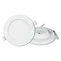 HEITRONIC ceiling recessed luminaire LE MANS round IP44, white dimmable