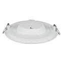 HEITRONIC ceiling recessed luminaire LE MANS round IP44, white dimmable