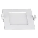ceiling recessed luminaire LE MANS square IP44, white dimmable