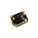 HEITRONIC Spot op batterijen NEWPORT 2.0 instelbaar, universeel, met powerbankfunctie IP54, geel, zwart dimbaar
