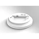 HEITRONIC surface / recessed luminaire ALLROUNDER with sensor, CCT Switch, multipower, on/off IP20, white 