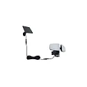HEITRONIC solar spot DUPLEX double, with sensor, CCT Switch, adjustable IP54, black 