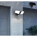 HEITRONIC solar spot DUPLEX double, with sensor, CCT Switch, adjustable IP54, black 