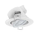 HEITRONIC Inbouwarmatuur DL7003 rond, CCT Switch IP44, wit dimbaar 5,5W 540/600/580lm 3000/4000/6500K 38° CRI >80
