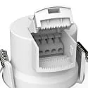 HEITRONIC Inbouwarmatuur DL7003 rond, CCT Switch IP65, wit dimbaar 6,7W 550/630/610lm 3000/4000/6500K 100° CRI >80