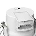 HEITRONIC Inbouwarmatuur DL7003 rond, CCT Switch IP65, wit dimbaar 6,7W 550/630/610lm 3000/4000/6500K 100° CRI >80