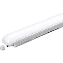 Armatuur voor vochtige ruimten SNAKE 120CM slagvast, schakelbaar IP65, wit mat 