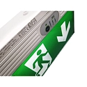 HEITRONIC Noodverlichting SAVE-XS SINGLE CL met Batterij, met Noodlichtmodule IP44, groen, transparant, wit 