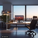 HEITRONIC Staande lamp LINEAR up / down, met Sensor, Tunable White, met Touch-Dimmer, UGR < 16