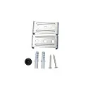 HEITRONIC damp-proof luminaire SHARK-X switchable IP65, white 