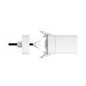 HEITRONIC Armatuur voor vochtige ruimten SHARK-X met bewegingsmelder IP65, wit 