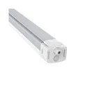 HEITRONIC damp-proof luminaire SHARK-X Bluetooth controllable IP65, white dimmable
