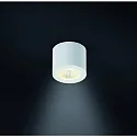 Downlight OSO LED rond, stijf, opbouwversie IP44, wit mat dimbaar
