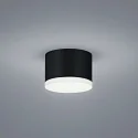 ceiling luminaire PALA IP30, satined, black matt dimmable