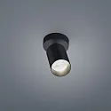 Spot RIWA 1-vlams IP20, zwart mat dimbaar