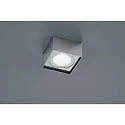LED Ceiling luminaire KARI LED, square, IP30, nickel matt