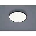 Plafondarmatuur RACK rond IP20, gesatineerd, zwart mat dimbaar