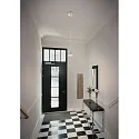 Helestra Pendelarmatuur FLUTE IP20, chroom, gesatineerd dimbaar