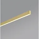Helestra Pendelarmatuur LOOPY direct, met diffuser IP20, goud mat dimbaar