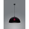 Pendelarmatuur DORO E27 IP20, zwart mat