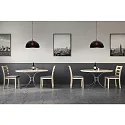 Helestra Pendelarmatuur DORO E27 IP20, rood, zwart mat, wit
