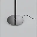 Helestra Staande lamp OPPO met lampenkap, met trekschakelaarketting E27 IP20, zwart mat, zwart chroom 