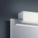 Spiegelarmatuur LADO 90 medium, schakelbaar, met diffuser IP44, chroom 