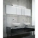 Helestra LED Wall luminaire LADO 90 LED Mirror lamp IP 44 black matt