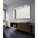 Helestra Spiegelarmatuur GAIA 49 IP44, chroom dimbaar