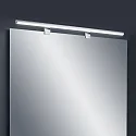 Spiegelarmatuur GAIA 99 IP44, chroom dimbaar