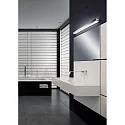 Helestra Spiegelarmatuur THEIA 90 IP44, chroom, gesatineerd 