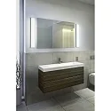 Helestra LED Wall luminaire COSI 61 LED Mirror lamp, IP30, nickel matt