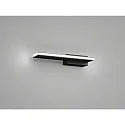 Helestra Wandarmatuur NEX IP20, gesatineerd, zwart mat 