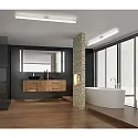 LED Wall luminaire LOOM 30 LED Mirror lamp IP44 chrome