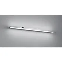 Spiegelarmatuur SLATE 90 IP44, chroom, gesatineerd 