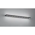 LED Wall luminaireSLATE 90 LED Mirror lamp IP44 black matt